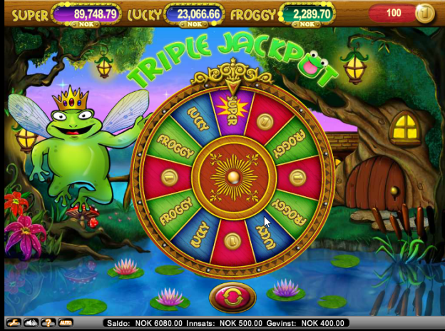 Super lucky frog spilleautomat